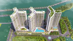 Chung cư the dandelion Trong công viên yên sở