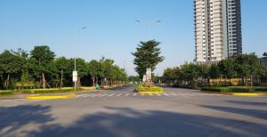 cổng chính vào dự án gamuda gardens