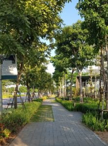 Đường dạo bộ riêng cho cư dân The ZEN Residence