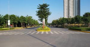 Hạ tầng đường giao thông trong khu đô thị Gamuda