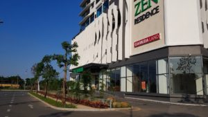 Lối vào sảnh A khu căn hộ The Zen Residence