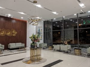 Sảnh đón tiếp khách the zen residence